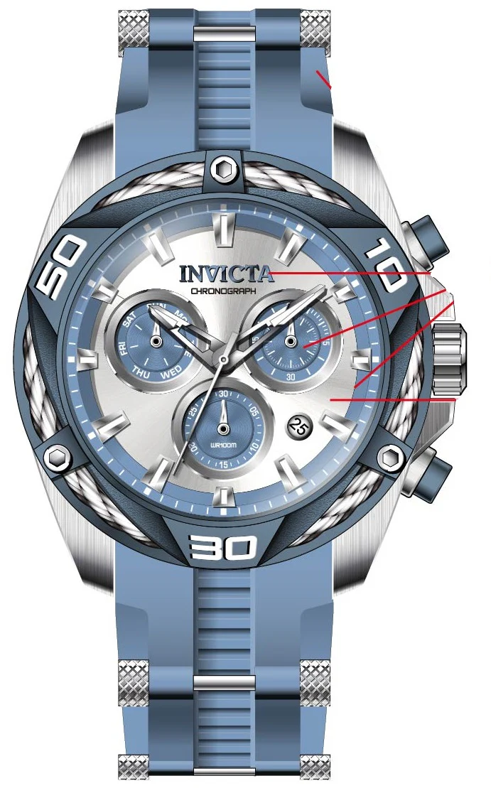Parts for Invicta Bolt Men 40697