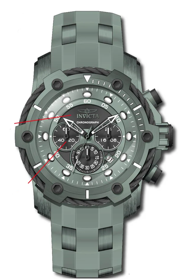 Parts for Invicta Bolt Men 40824