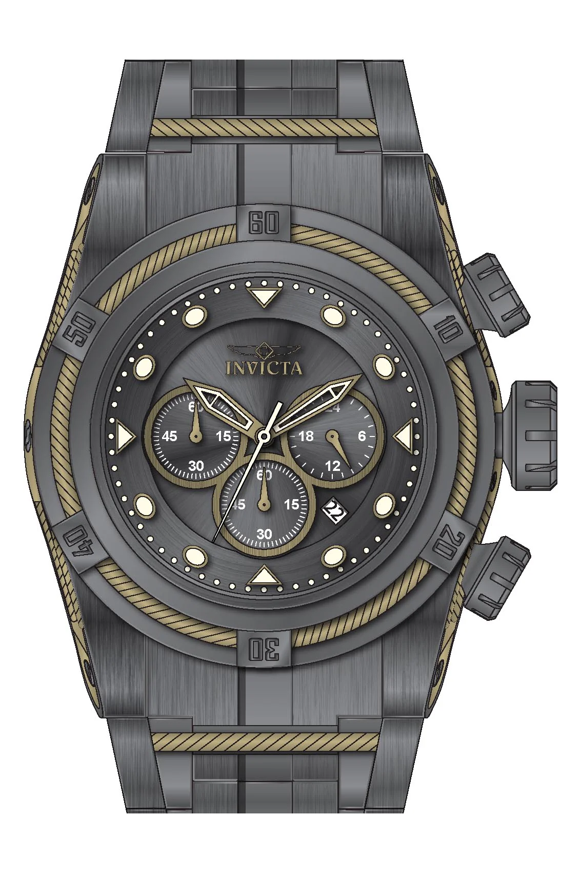 Parts for Invicta Bolt Zeus Men 43349 - Image 2