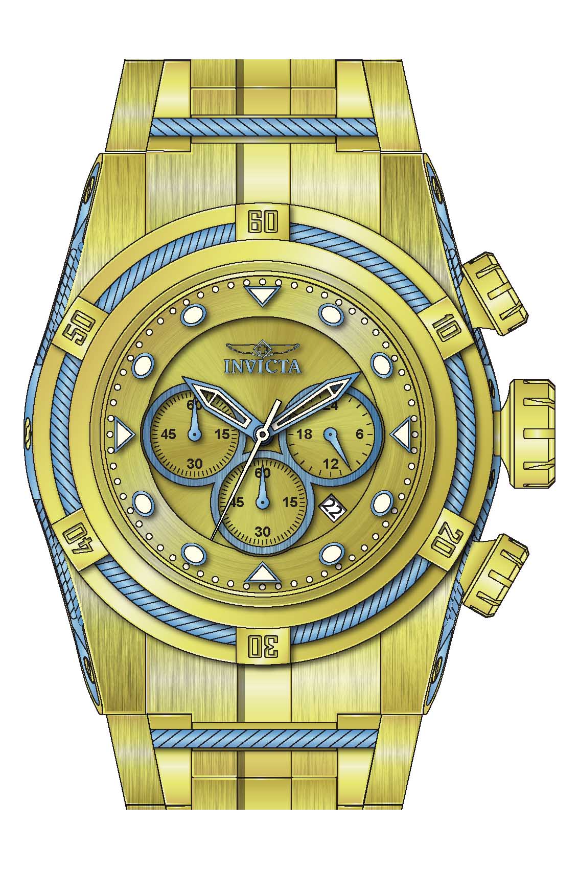 Parts for Invicta Bolt Zeus Men 43350 - Image 2