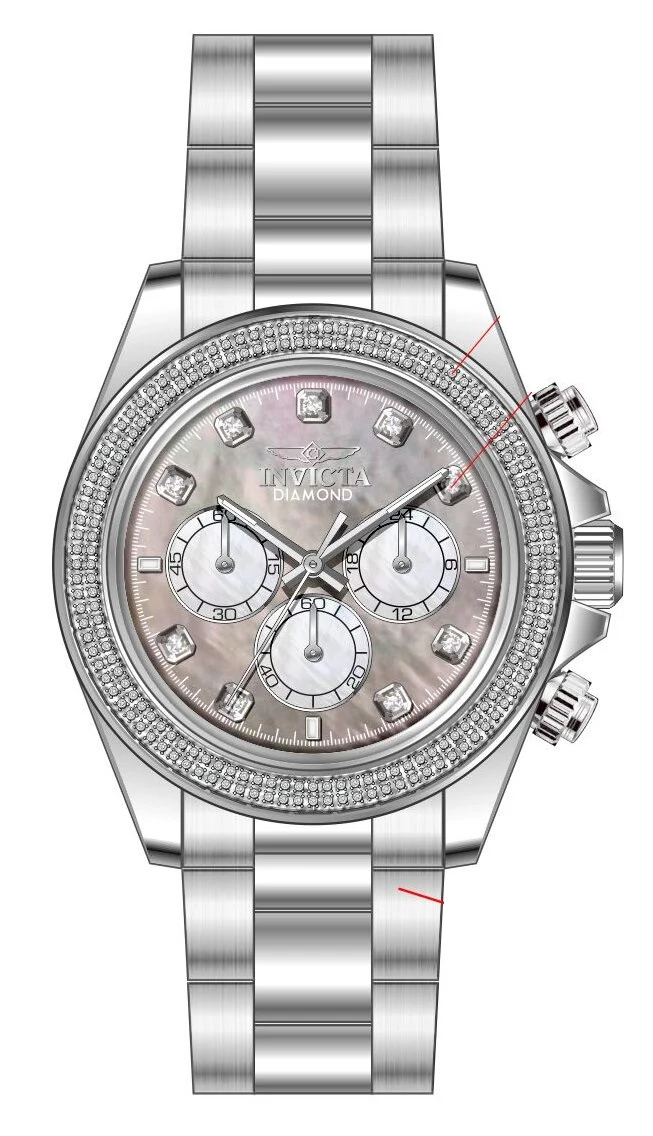 Parts For Invicta Elite Diamond Men 48752