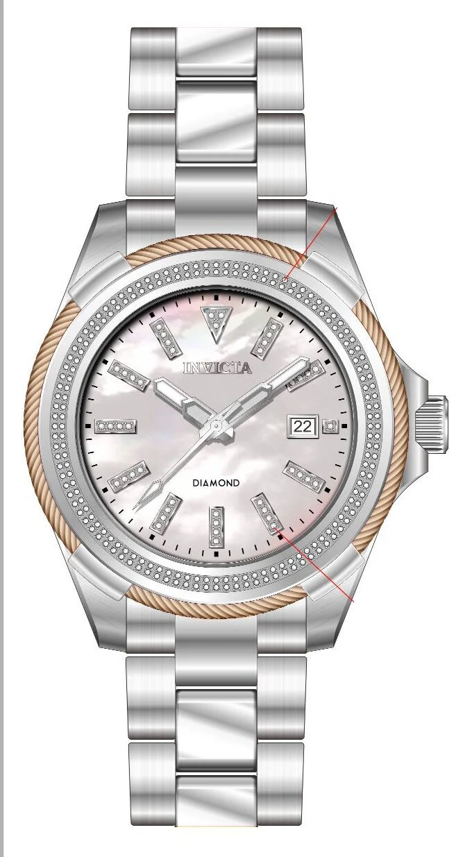 Parts For Invicta Elite Diamond  Men 48786