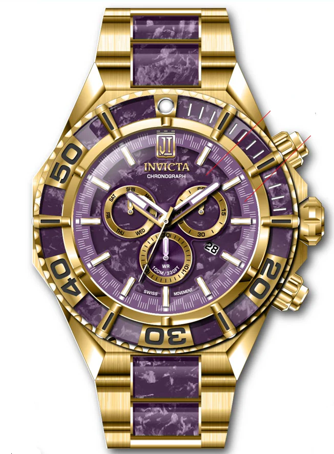 Parts for Invicta JT Men 40205