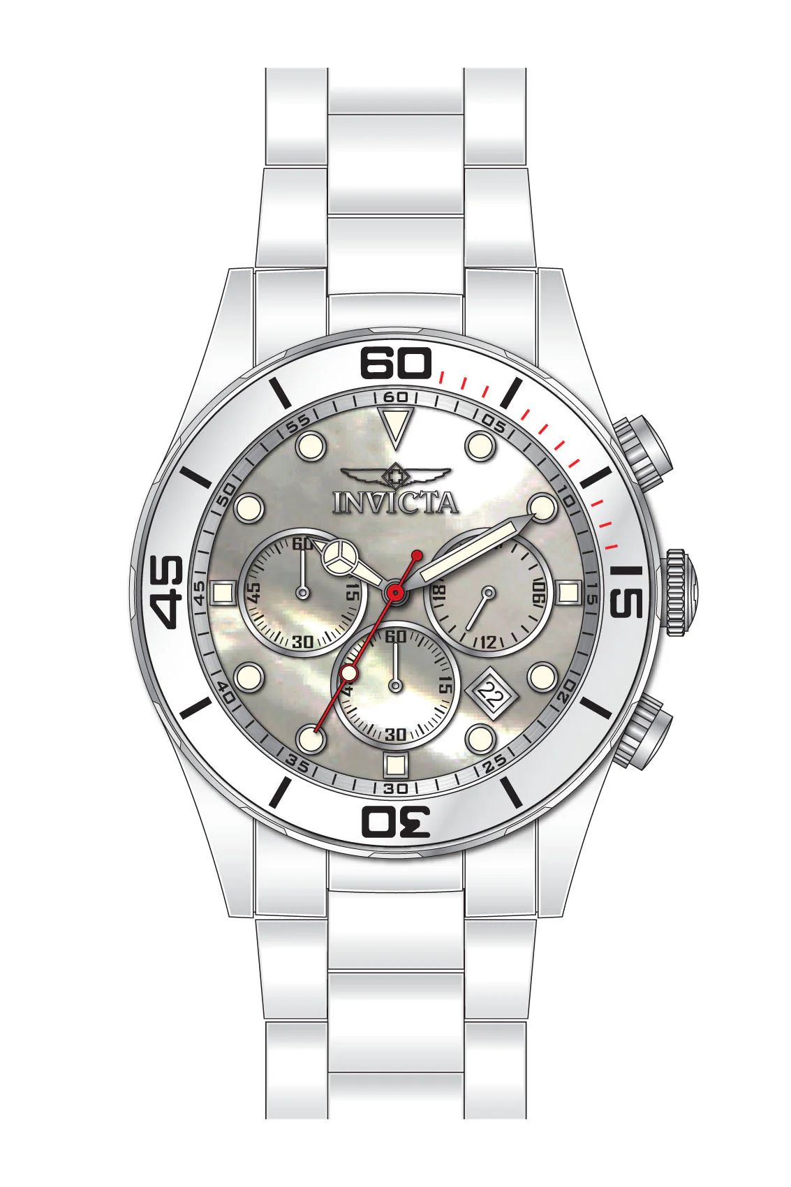 Parts for Invicta Pro Diver Men 34865 - Image 2