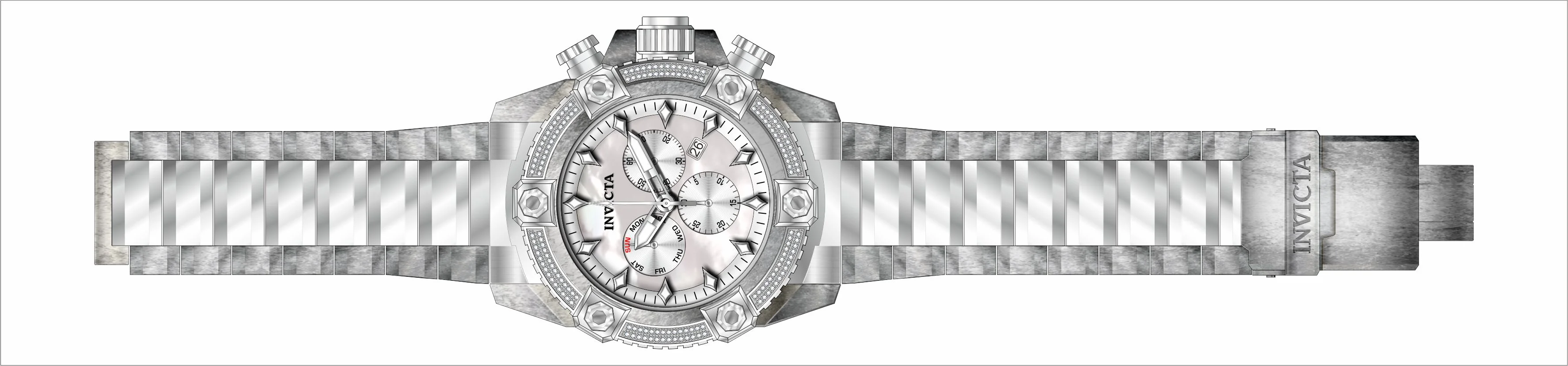Parts For Invicta Pro Diver  Men 45764