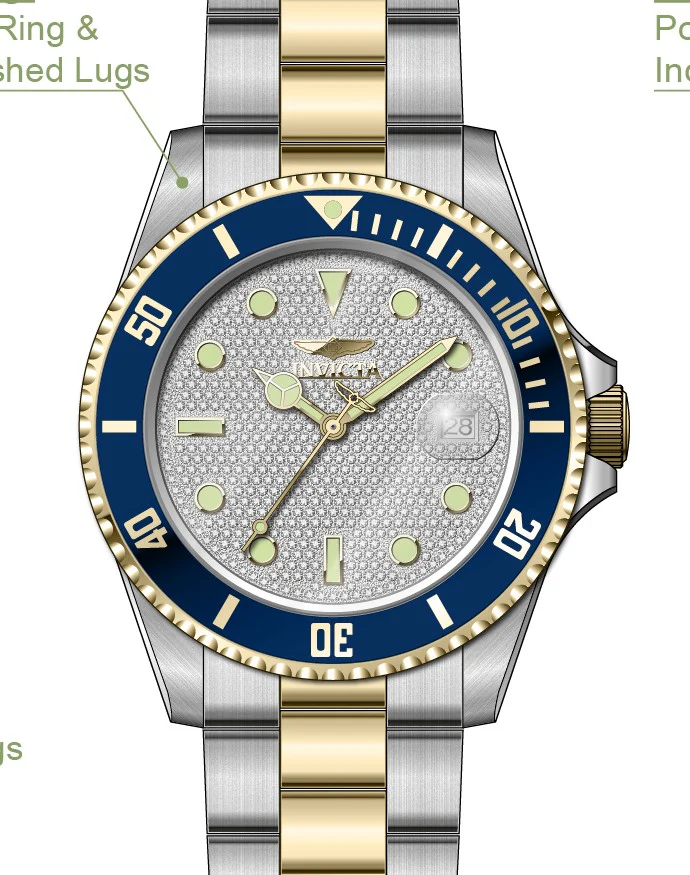 Parts For Invicta Pro Diver Men 50283