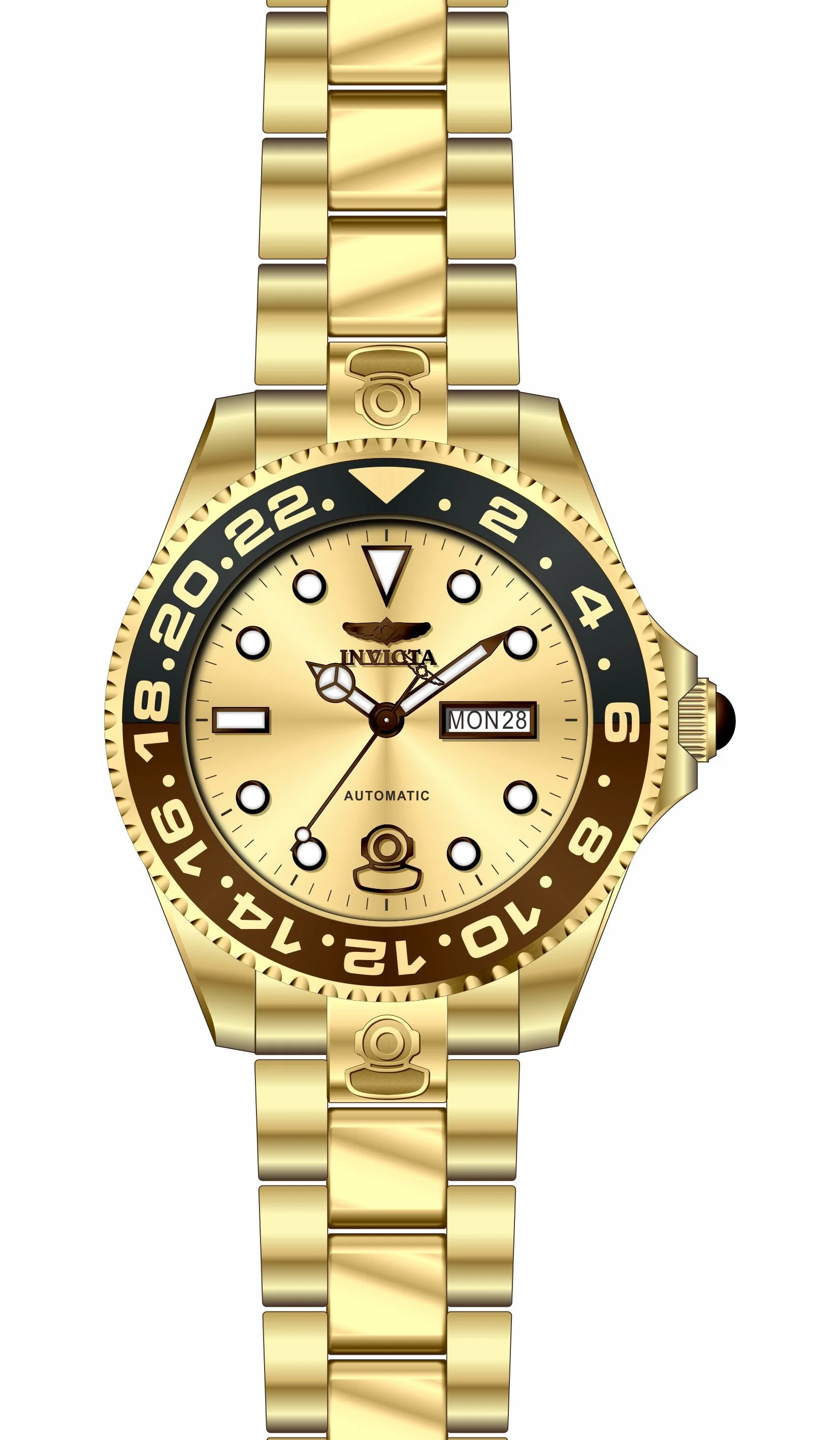 Parts for Invicta Pro Diver Men Gold Label 35339 - Image 2