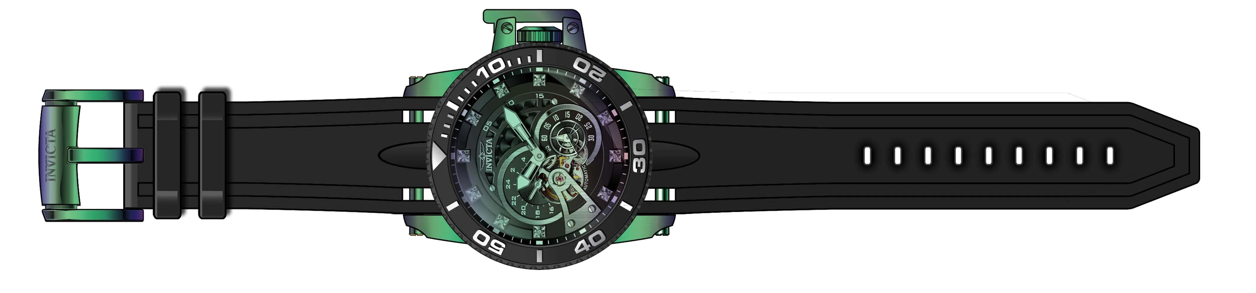 Parts for Invicta Pro Diver SCUBA Men 36116
