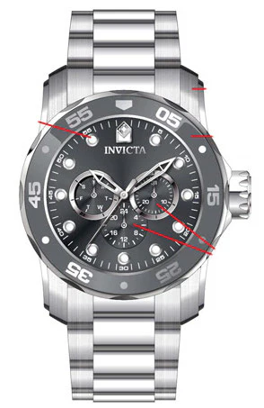 Parts For Invicta Pro Diver SCUBA Men 45723