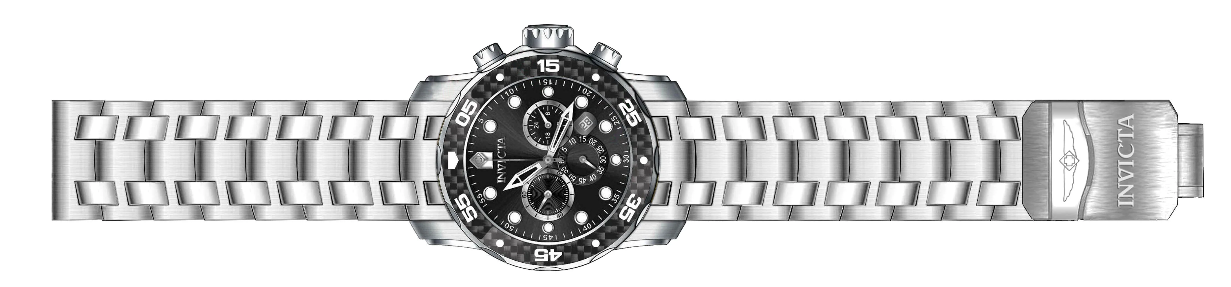 Parts for Invicta Pro Diver Zager Exclusive Men 35395