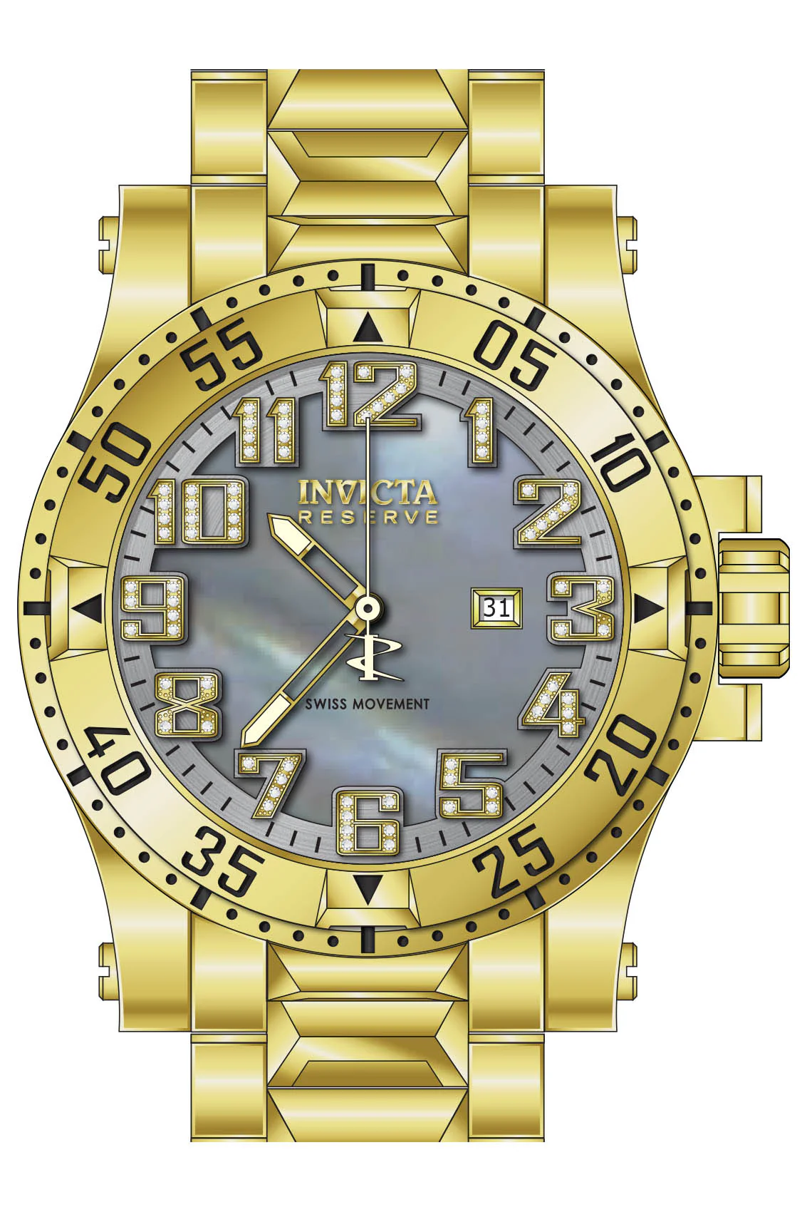 Parts for Invicta Reserve Excursion Men 43226 - Image 2