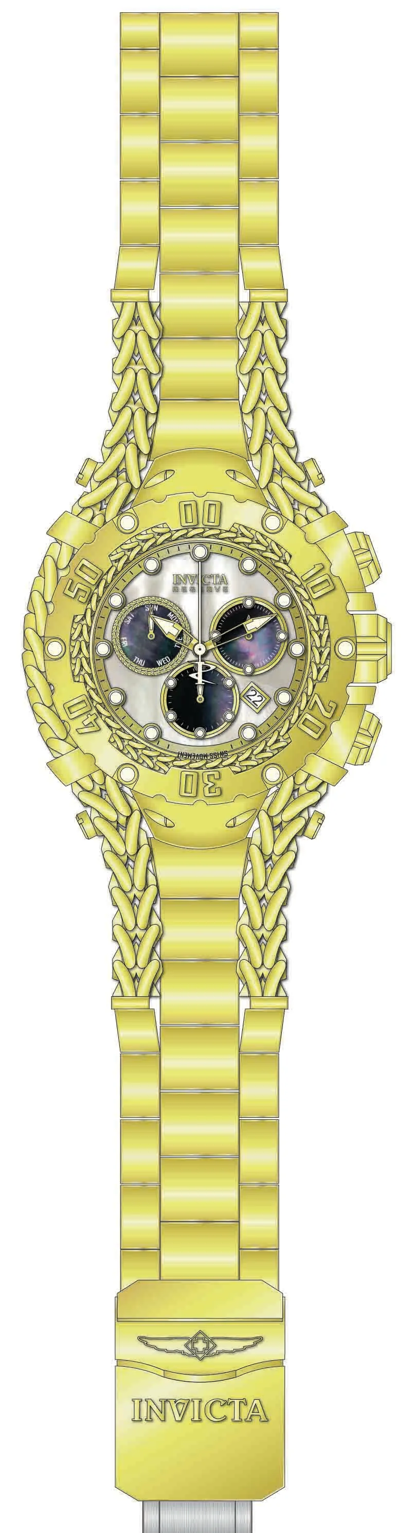 Parts For Invicta Reserve Gladiator Men 51485
