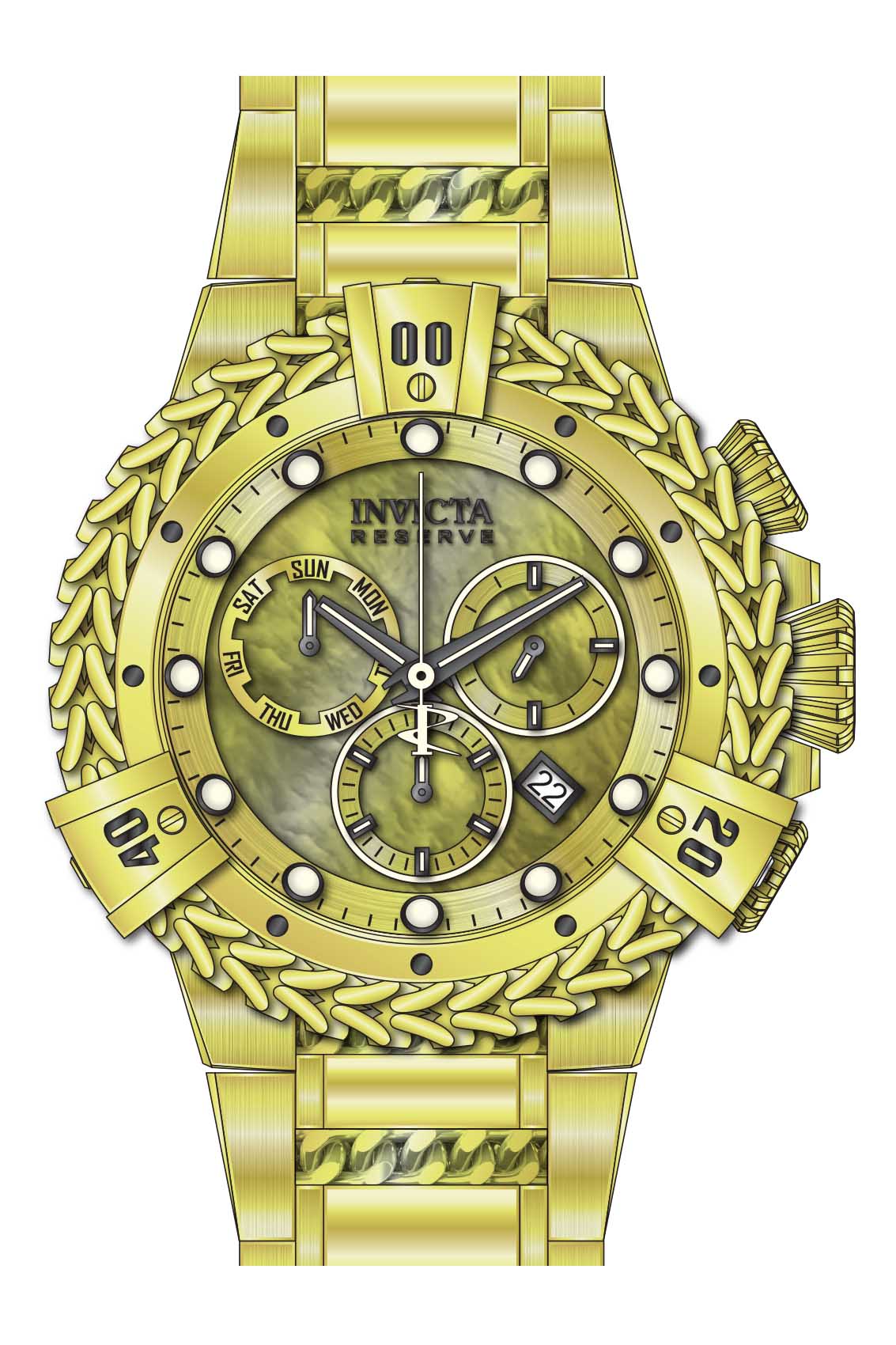 Parts for Invicta Reserve Herc Men 34837 - Image 2