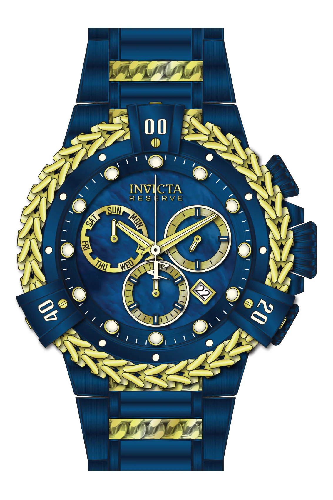 Parts for Invicta Reserve Herc Men Blue Label 34841 - Image 2