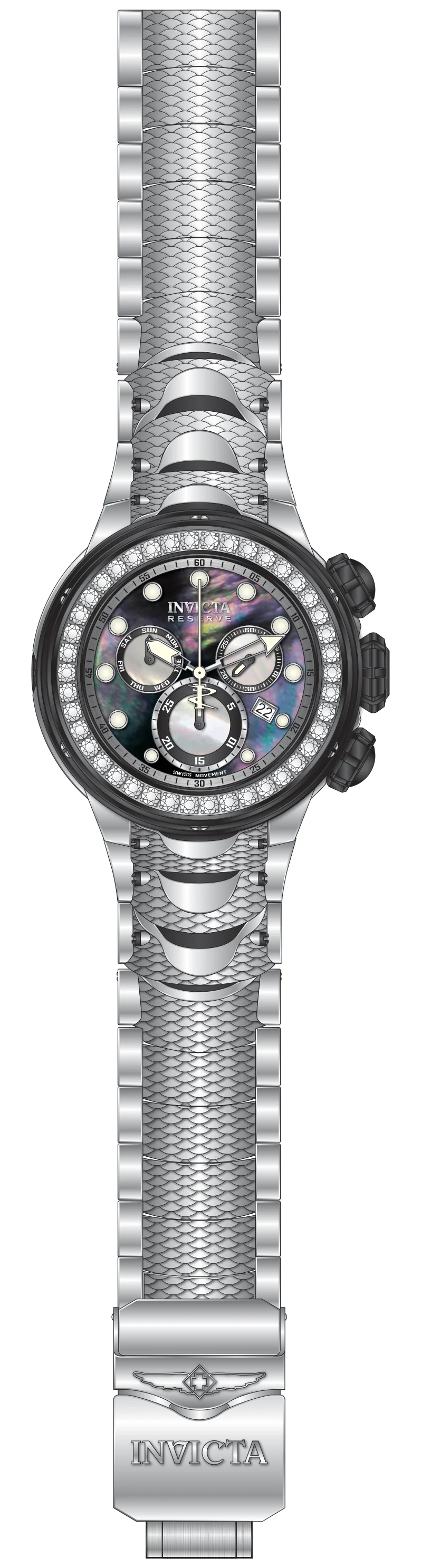 Parts For Invicta Reserve Kraken Men 51545