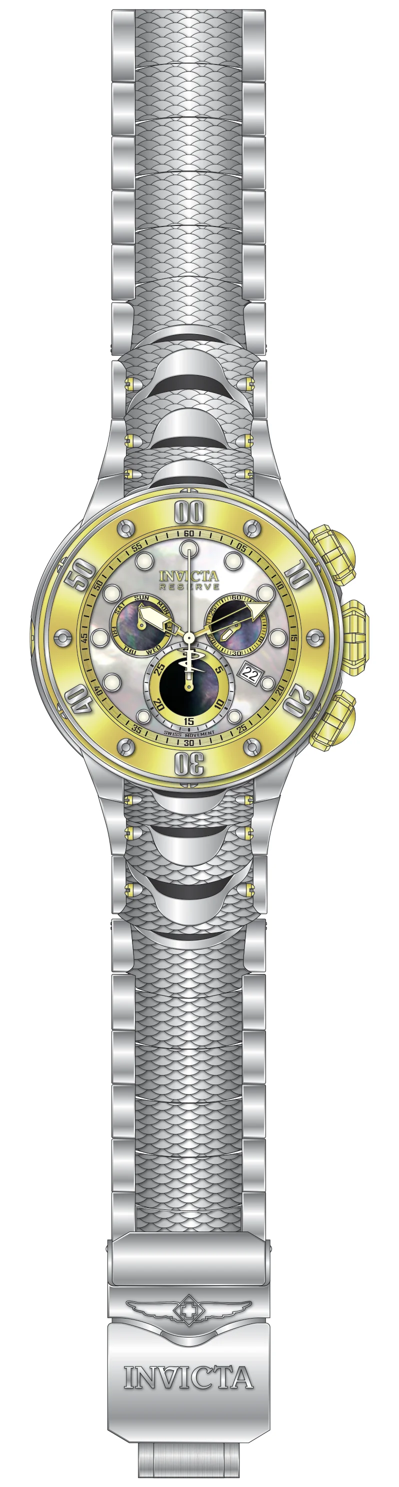 Parts For Invicta Reserve Kraken Men 51560