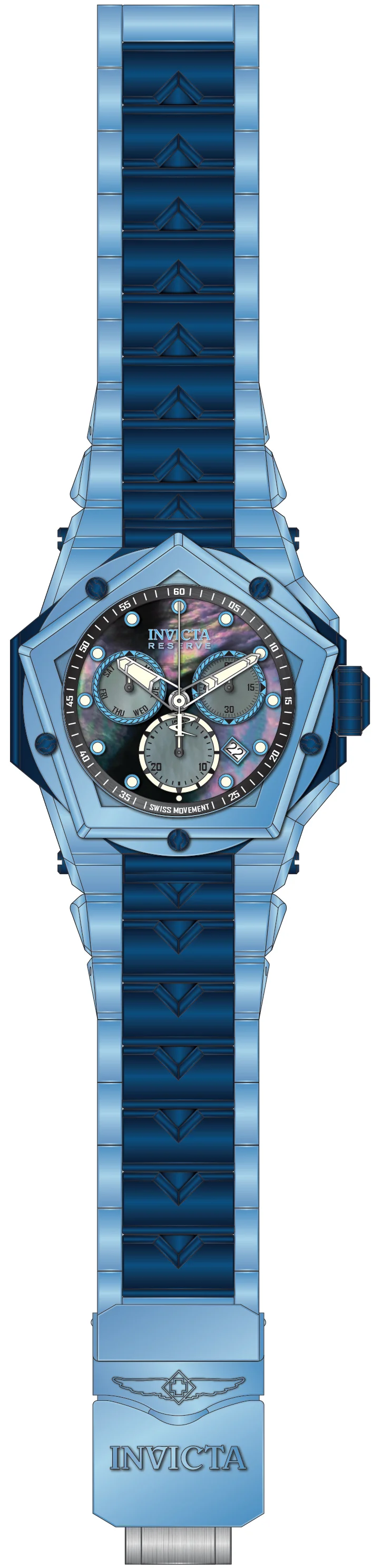 Parts For Invicta Reserve Kraken Men 51613