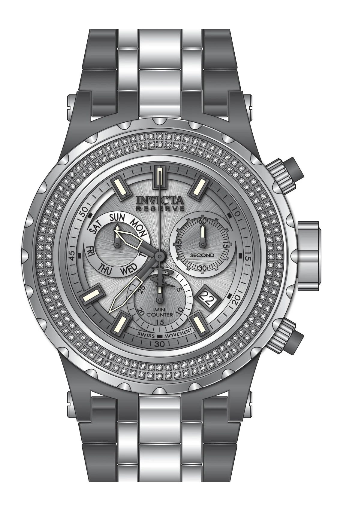Parts for Invicta Reserve Men 34935 - Image 2