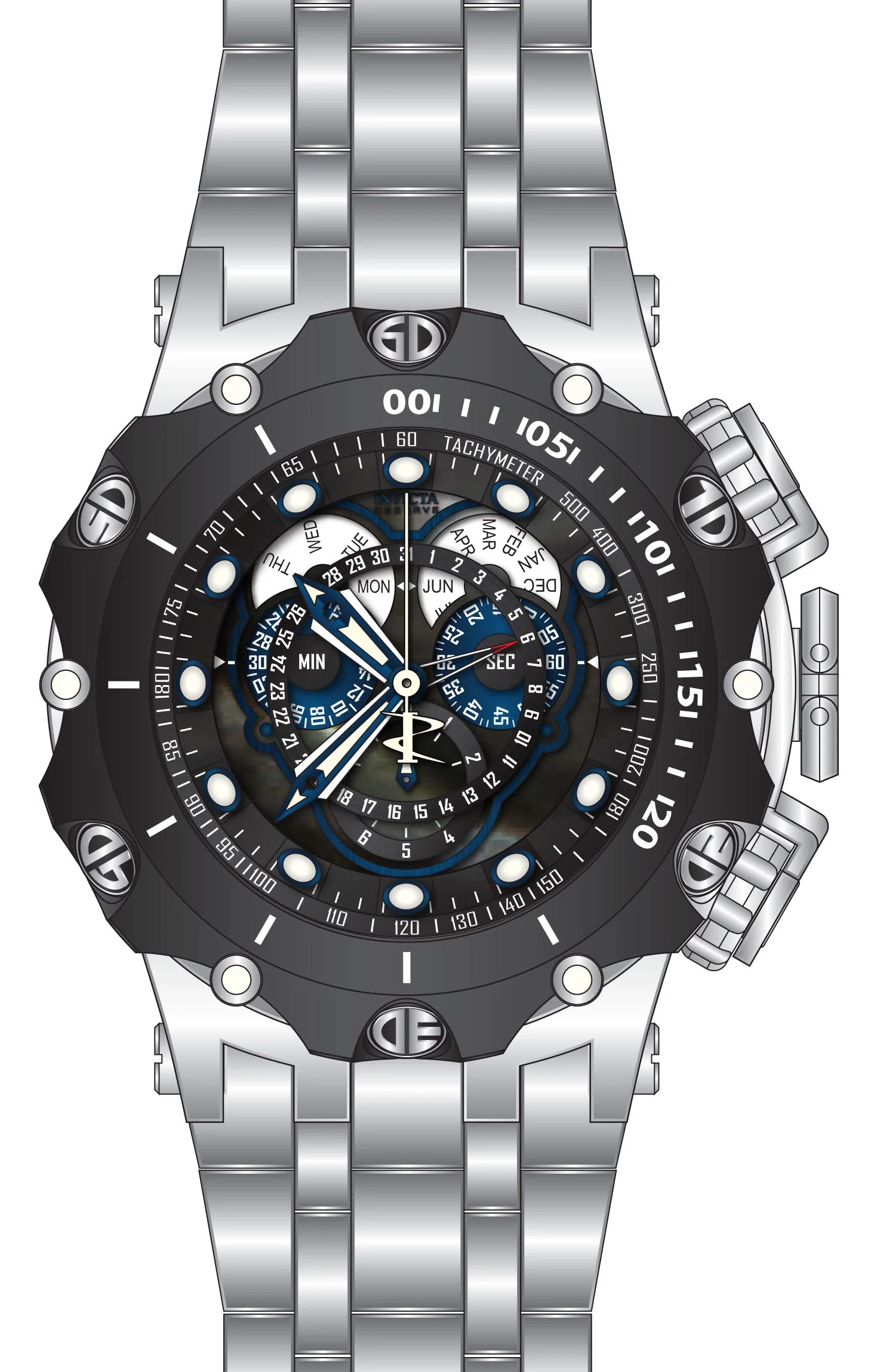 Parts For Invicta Reserve Men 45610