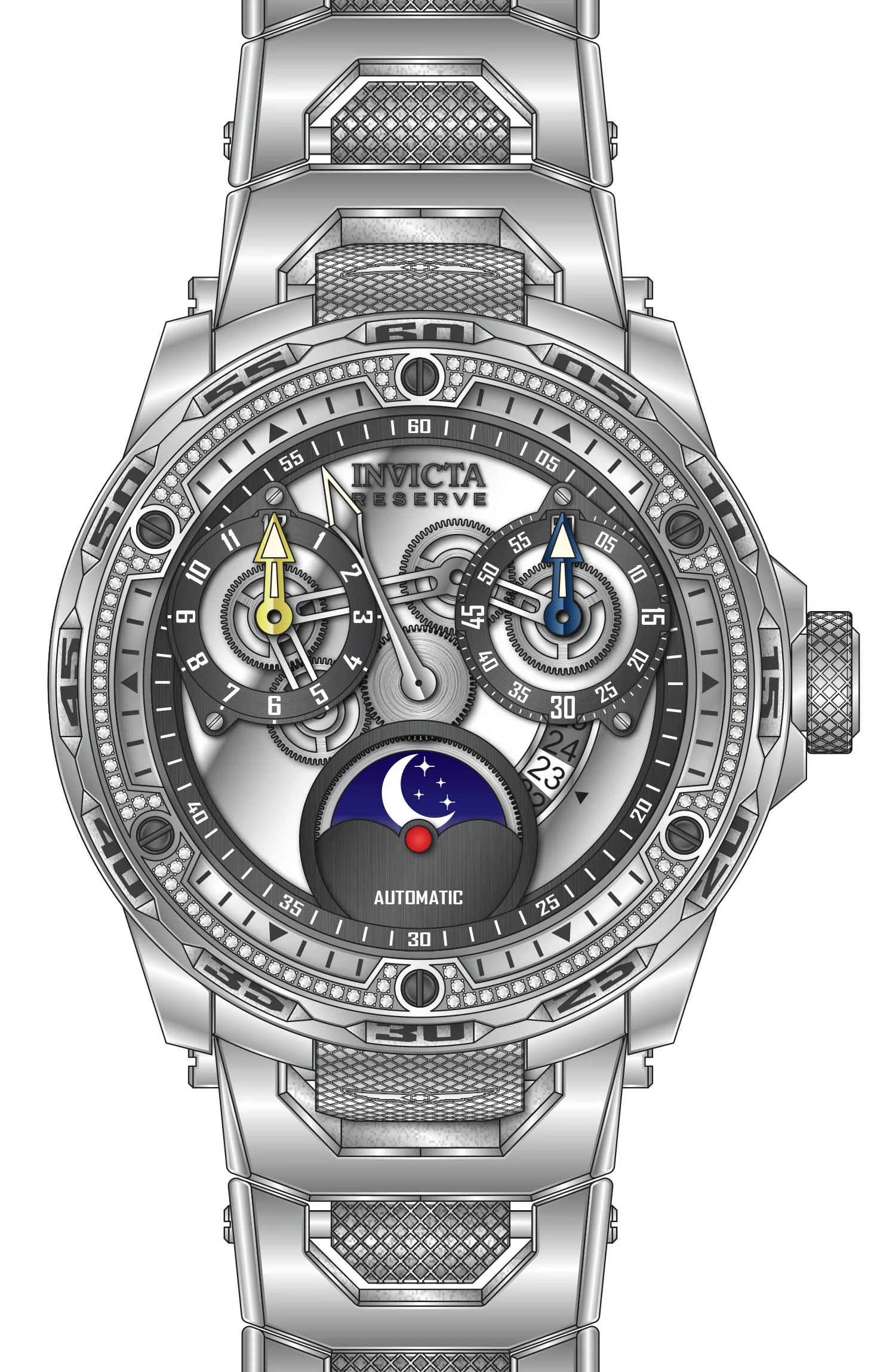 Parts For Invicta Reserve Men 50438