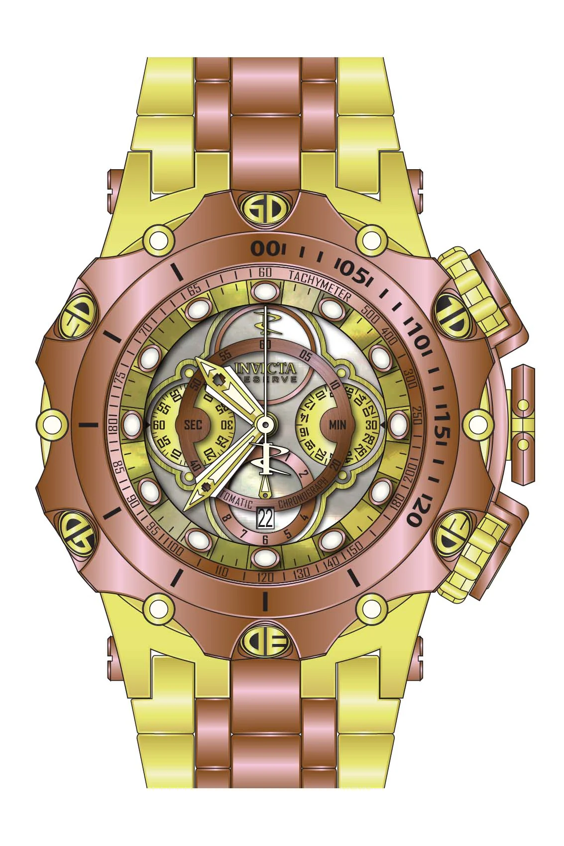 Parts for Invicta Reserve Men None 43022 - Image 2