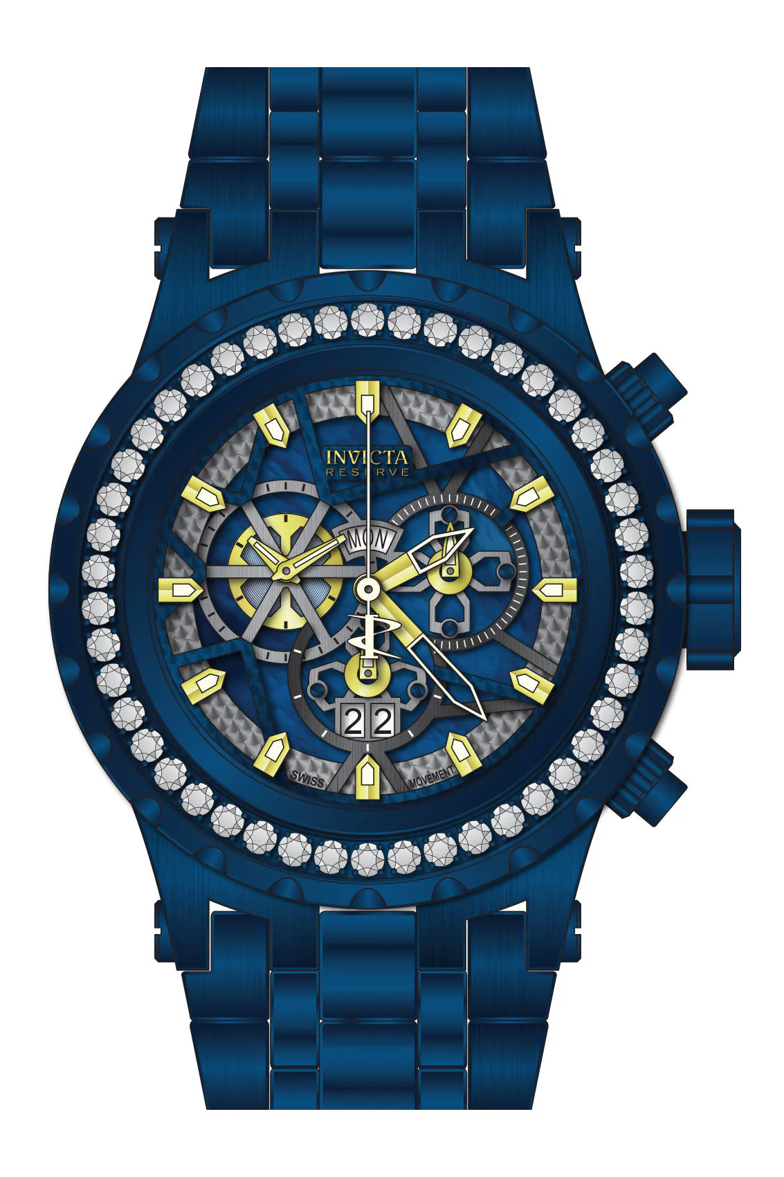 Parts for Invicta Reserve Specialty Subaqua Men Blue Label 33991 - Image 2