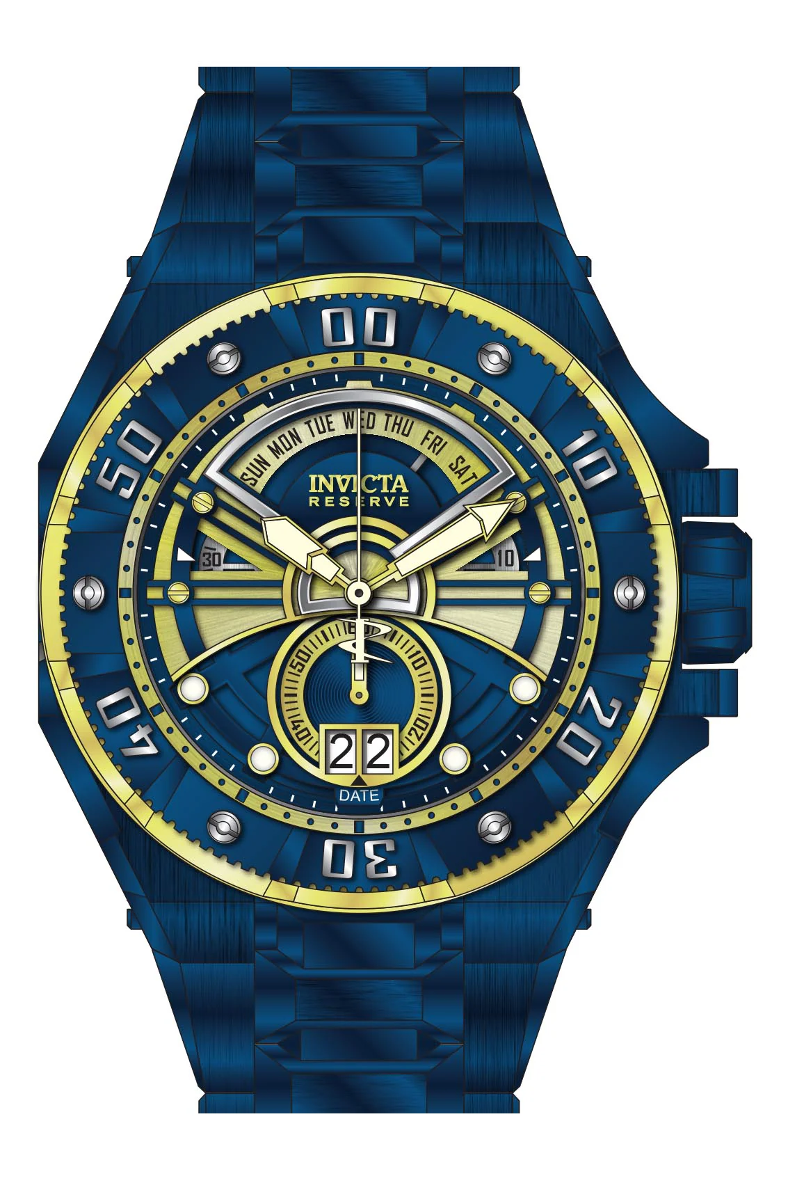 Parts for Invicta Reserve Stealth Bomber Men Blue Label 35363 - Image 2