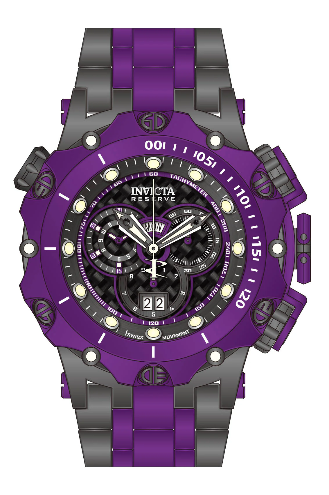 Parts for Invicta Reserve Venom Men 40654 - Image 2