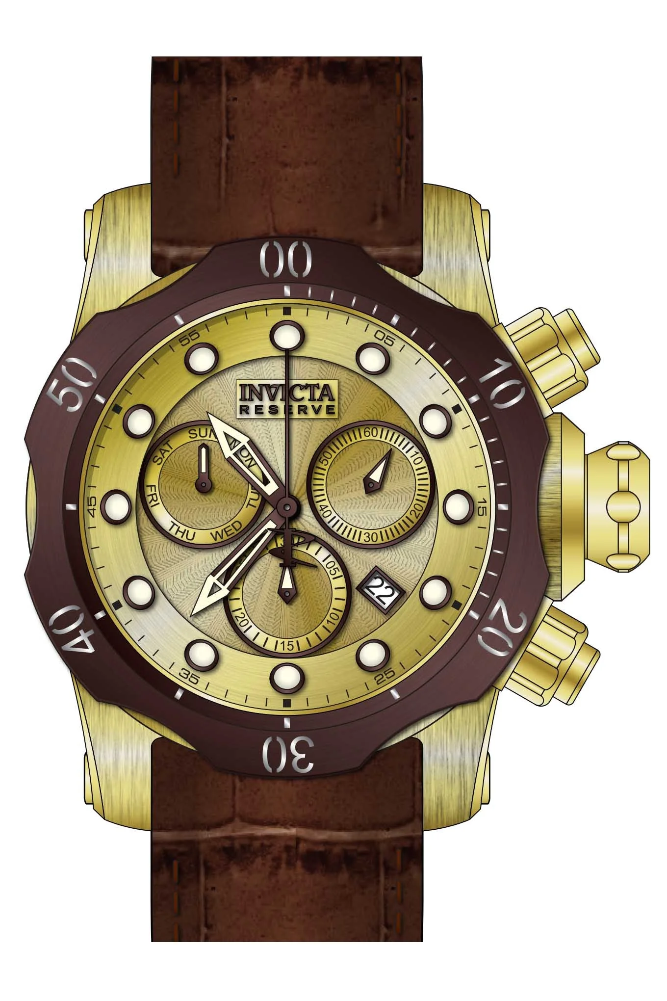 Parts for Invicta Reserve Venom Men Gold Label 35623 - Image 2