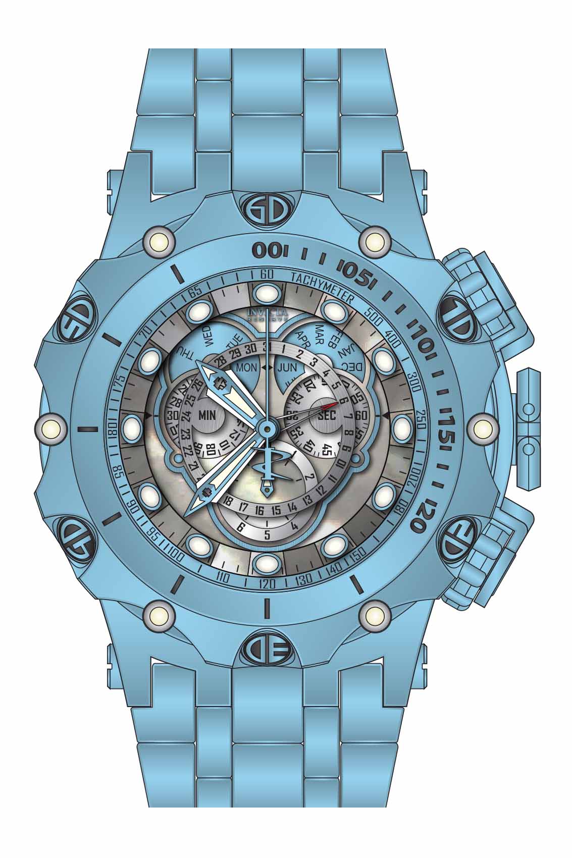 Parts for Invicta Reserve Venom Viper Men 35189 - Image 2