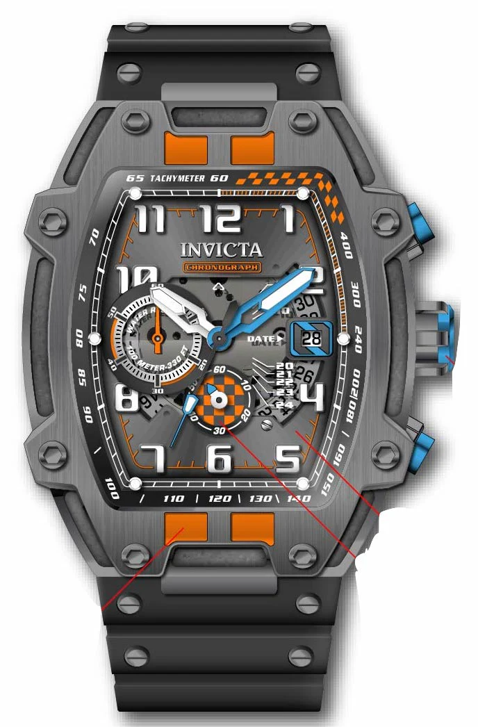 Parts for Invicta S1 Rally Diablo Men 42329