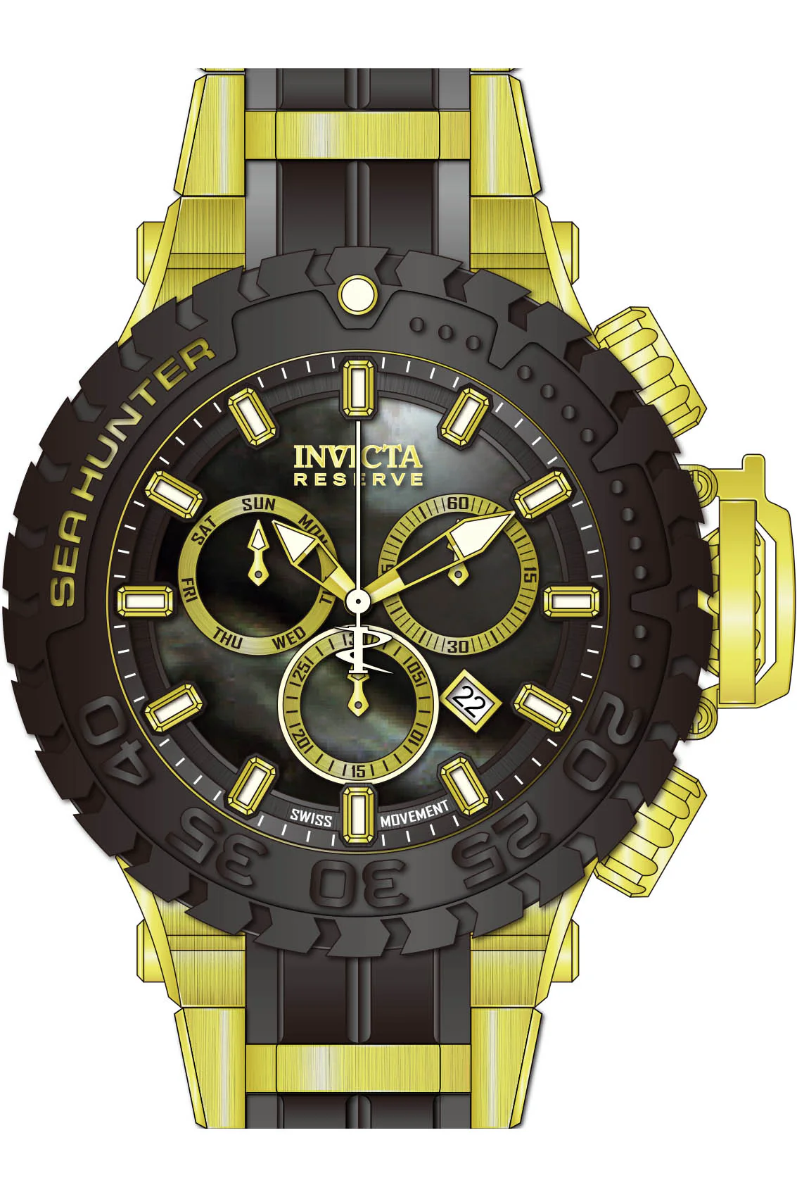 Parts for Invicta Sea Hunter Men 41007 - Image 2