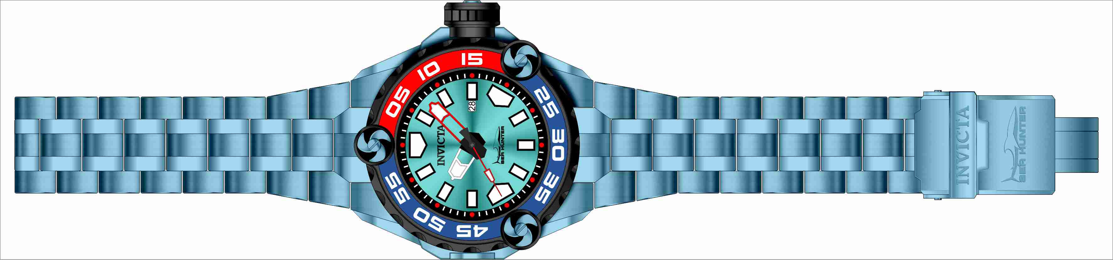 Parts For Invicta Sea Hunter Men 44866