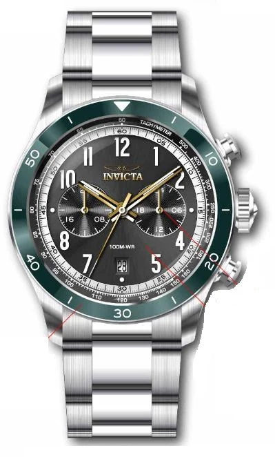 Parts for Invicta Speedway Zager Exclusive Men 35666