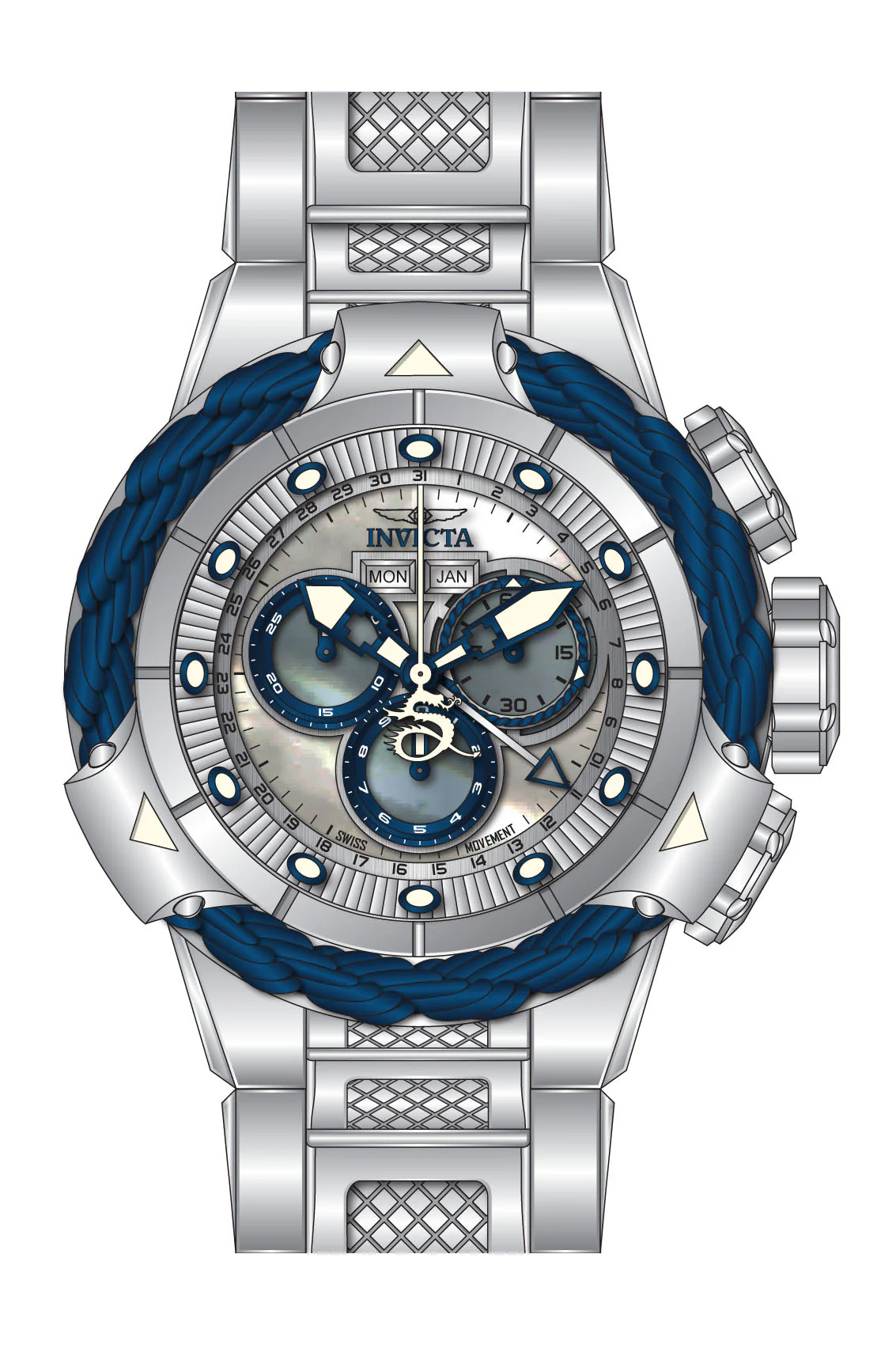Parts for Invicta Subaqua Alpha Men 36008 - Image 2