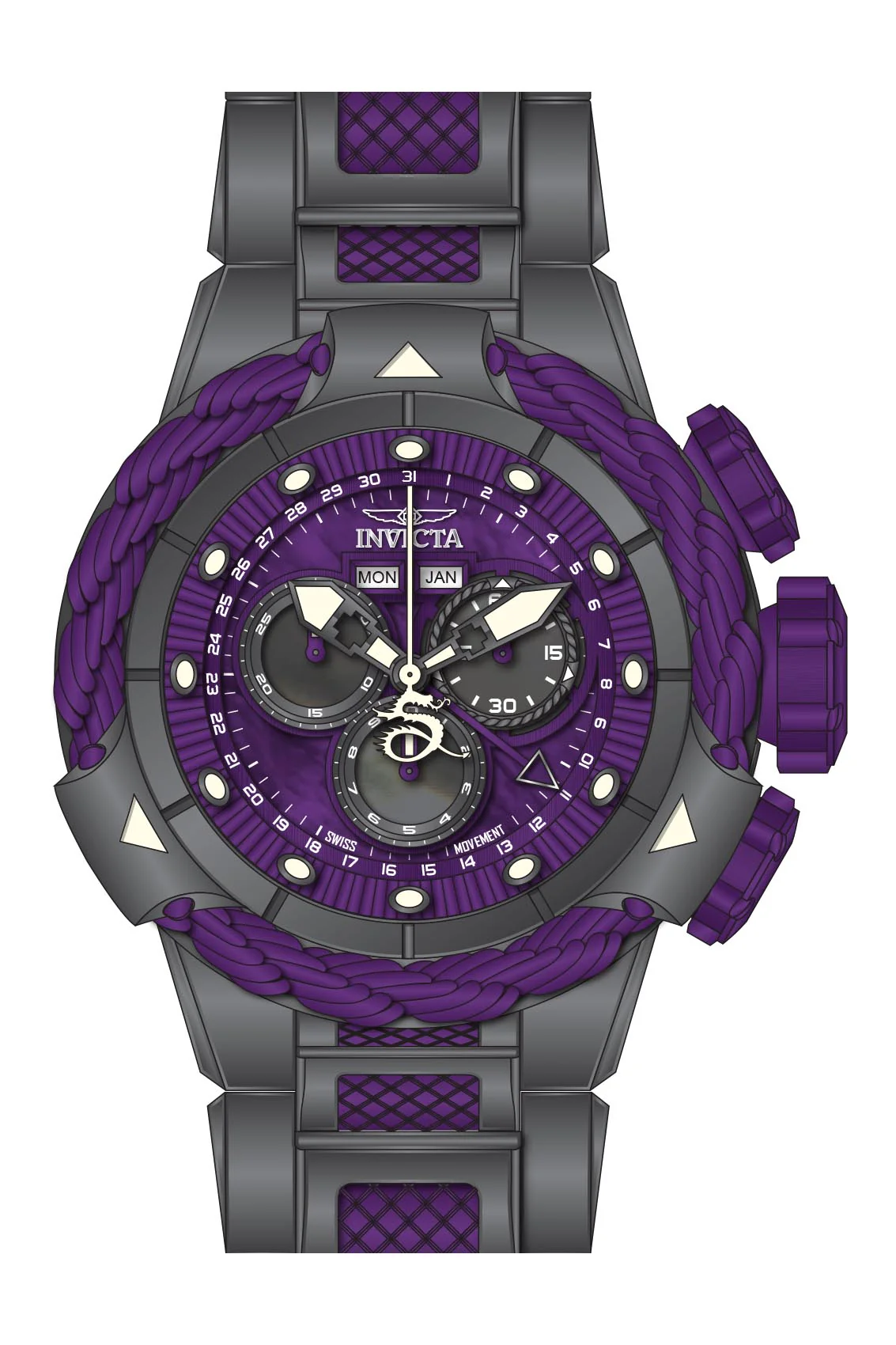 Parts for Invicta Subaqua Alpha Men 40545 - Image 2