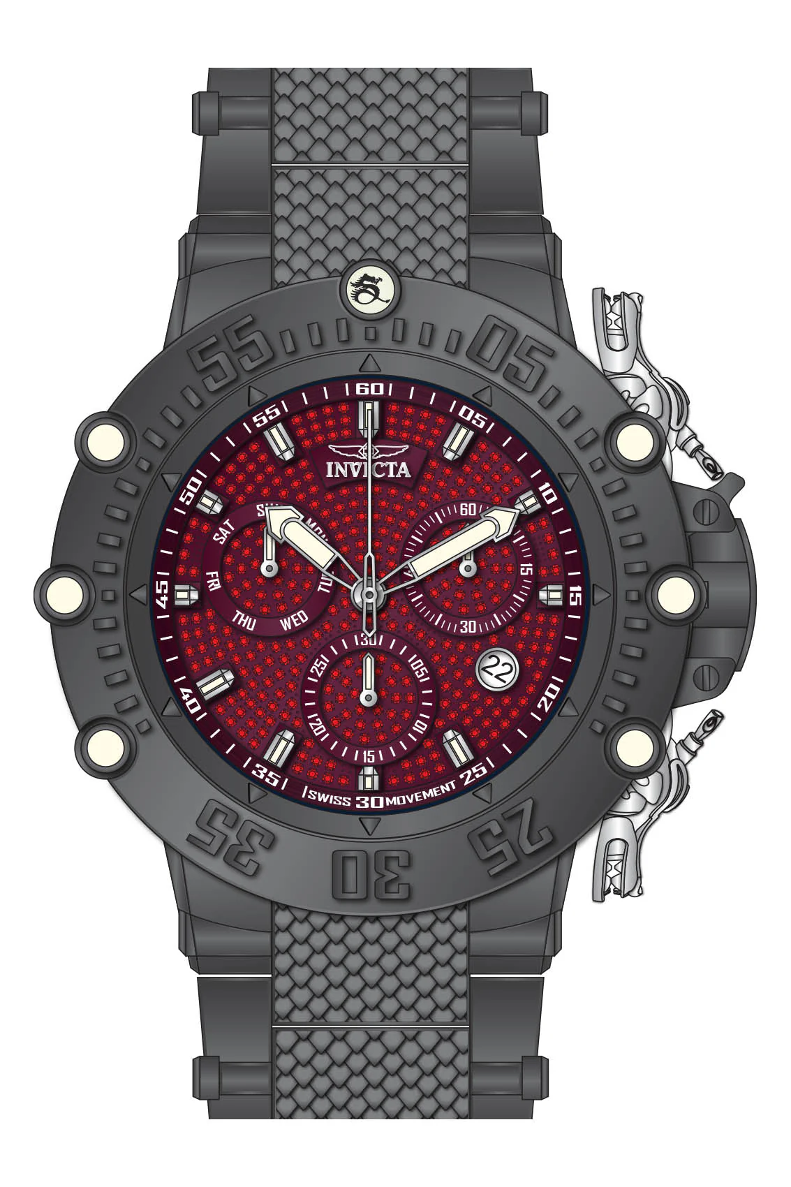 Parts for Invicta Subaqua Men 34412 - Image 2