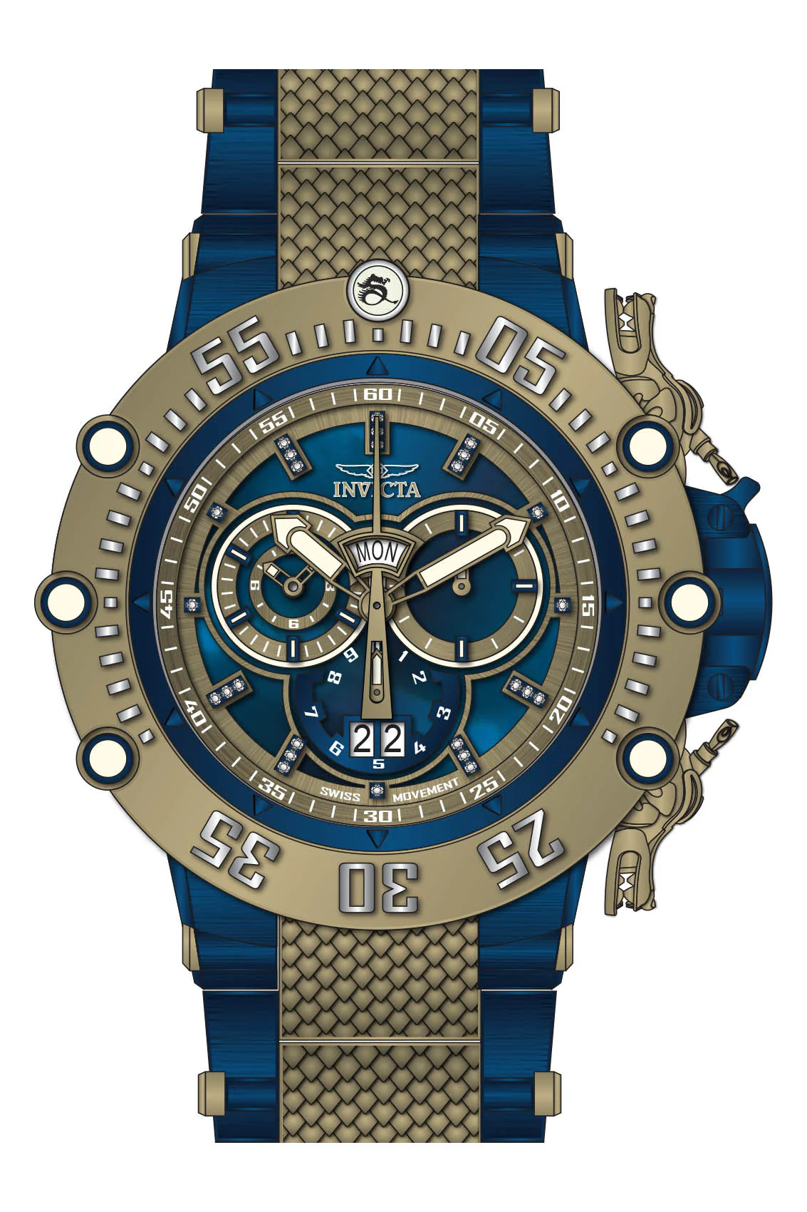 Parts for Invicta Subaqua Men 34850 - Image 2
