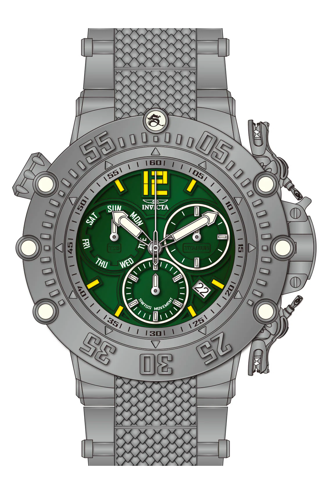 Parts for Invicta Subaqua Noma VII Men 43656 - Image 2